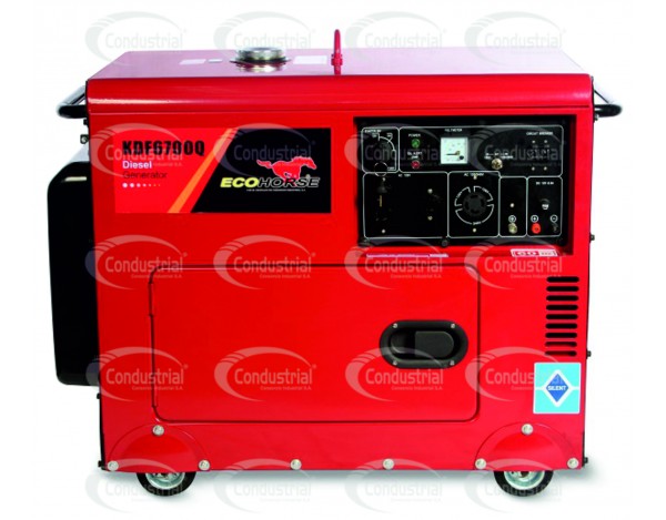 PLANTA ELECTRICA DIESEL - ECOHORSE - KDF6700Q