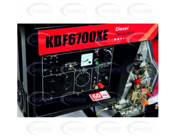 PLANTA ELECTRICA DIESEL - ECOHORSE - KDF6700XE