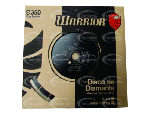 DISCO LASER DE CORTE PARA CONCRETO WARRIOR 26-412