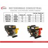 MOTOBOMBA A GASOLINA ALTA PRESION - CONDUSTRIAL - 6.5HP - MBP50-6.5WG