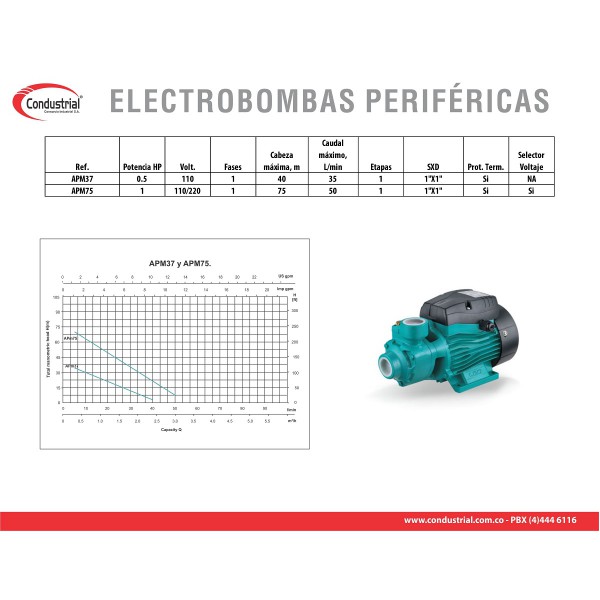 ELECTROBOMBA PERIFERICA APM37