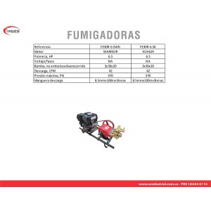 FUMIGADORA ESTACIONARIA  FE30R-6.5WG