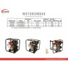 MOTOBOMBA DIESEL AUTOCEBANTE - 6HP - ECOHORSE - KDP80B