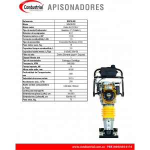 APISONADOR A GASOLINA RM75-RB