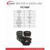 Motor WARRIOR GASOLINA FC188F