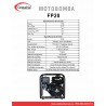MOTOBOMBA A GASOLINA AUTOCEBANTE - 6.5HP - WARRIOR - FP20