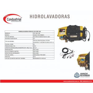 hidrolavadora ANNOVI REVERBERI VIP PRO 150