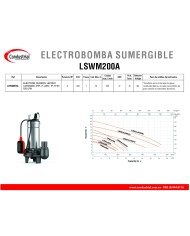 ELECTROBOMBA SUMERGIBLE LSWM200A