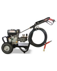 hidrolavadora POWERBLAST  PB-2200-6.5Kcon motor  a gasolina de 6.5hp.