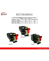 MOTOBOMBA A GASOLINA ALTA PRESION CONDUSTRIAL - 15HP - MBP75-15WG