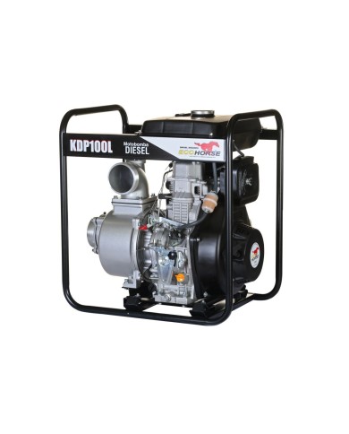 MOTOBOMBA DIESEL AUTOCEBANTE - 10HP - ECOHORSE - KDP100L