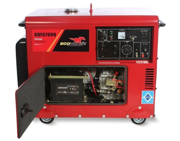 PLANTA ELECTRICA DIESEL - ECOHORSE - KDF6700Q