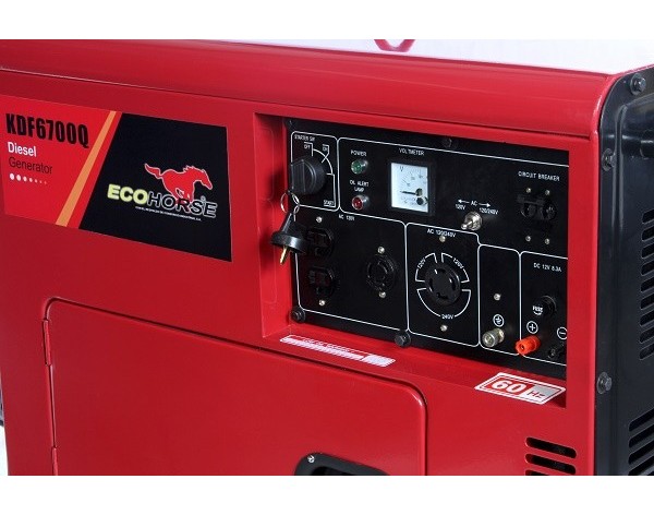 PLANTA ELECTRICA DIESEL - ECOHORSE - KDF6700Q