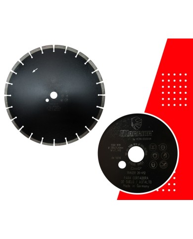 DISCO LASER DE CORTE PARA ASFALTO/CONCRETO WARRIOR 26-412