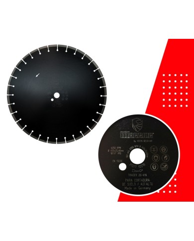 DISCO LASER DE CORTE PARA ASFALTO/CONCRETO WARRIOR 26-414