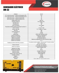 PLANTA ELECTRICA DIESEL  33KVA ECOPOWER DM-33