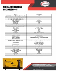 PLANTA ELECTRICA DIESEL  22KVA ECOPOWER DPK2025600037