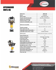 APISONADOR A GASOLINA RM75-RB