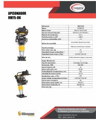 APISONADOR A GASOLINA RM75-DK