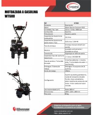 MOTOAZADA A GASOLINA WARRIOR WT600