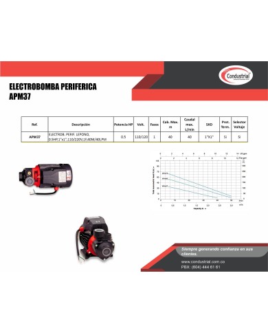 ELECTROBOMBA PERIFERICA APM37