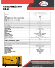 PLANTA ELECTRICA DIESEL  44KVA ECOPOWER DM-44