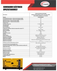 PLANTA ELECTRICA DIESEL  22KVA ECOPOWER DPK2025600037