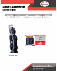 CADENA MOTOSIERRA - WARRIOR - SC-D-050-100R