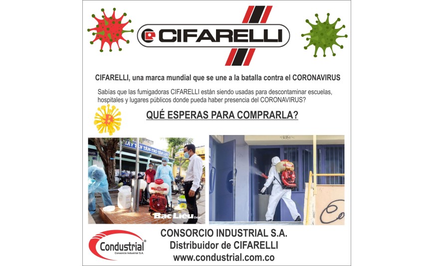 CIFARELLI UNA MARCA MUNDIAL QUE SE UNE A LA BATALLA CONTRA EL CORONAVIRUS CIFARELLI UNA MARCA MUNDIAL QUE SE UNE A LA BATALLA CONTRA EL CORONAVIRUS